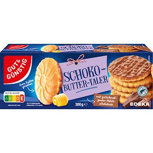 G&G Schoko Buttertaler Gebäck 300,0 g, 1 St.