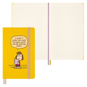 MOLESKINE Notizbuch Peanuts Paddy ca. DIN A5 liniert, orange Hardcover 176 Seiten, 1 St.