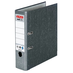 herlitz maX.file nature Ordner grau marmoriert Karton 8,0 cm DIN A4 herlitz maX.file nature Ordner grau marmoriert Karton 8,0 cm DIN A4