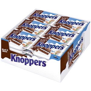 Knoppers® Haselnuss-Schnitten Black & White , 24 St.