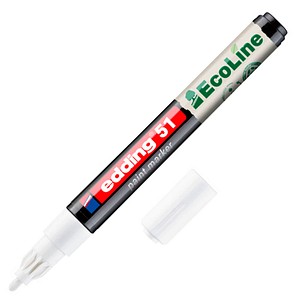 edding  51 EcoLine Lackmarker weiß 1,0 - 2,0 mm, 1 St.