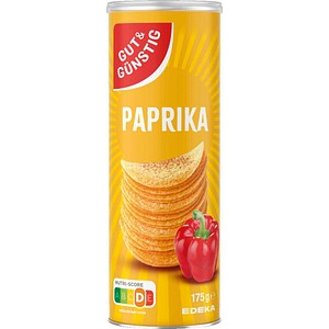 GUT&GÜNSTIG Paprika Stapel Chips 175,0 g, 1 St.