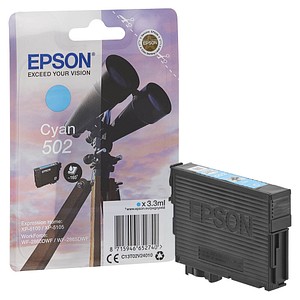 EPSON 502/T02V24  cyan Druckerpatrone