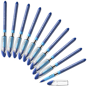 Schneider Kugelschreiber Slider Basic M blau/transparent, Schreibfarbe: blau, 10 St.