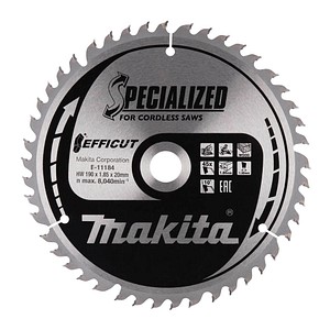 makita E-11184 Kreissägeblatt 190,0 mm, 45 Zähne, 1 St.