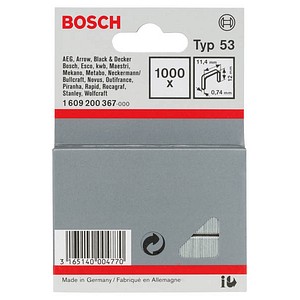 BOSCH Tackerklammern Typ 53 12 mm, 1.000 St.