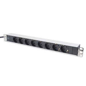 DIGITUS DN-95401 8-fach Steckdosenleiste für Serverschrank 2,0 m weiß
