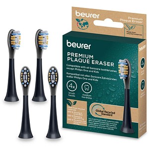 beurer SC Premium Plaque Eraser Zahnbürstenaufsätze, 4 St.