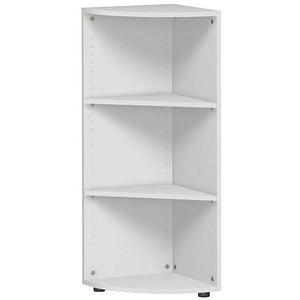 geramöbel Eckregal Flex lichtgrau 40,0 x 40,0 x 110,4 cm, 1 St.