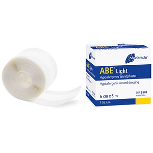 Meditrade® Wundverband Pflaster ABE® light 9548 weiß 6,0 cm x 5,0 m, 1 St.