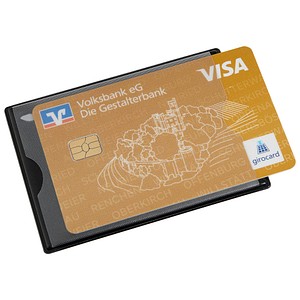 HIDENTITY® Kreditkartenhülle Hidentity Duo schwarz 8,5 x 6,0 cm, 1 St.