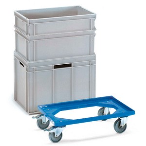 fetra Eurokastenroller 13590 blau 42,1 x 62,1 x 16,5 cm