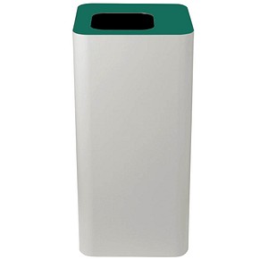 TKG Pure Mülleimer 100,0 l weiß, grün, 1 St.