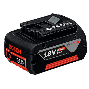 BOSCH Professional Werkzeugakku GBA 18V Lithium-Ionen 4,0 Ah