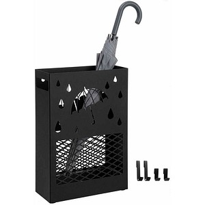 SONGMICS Schirmständer LUC004B01 schwarz, Stahl
