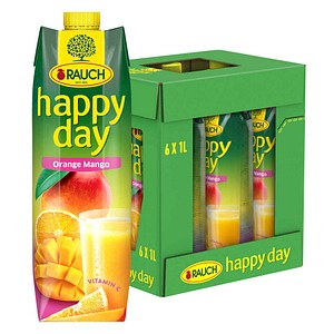 happy day Orange Mango Fruchtsaftkonzentrat 6x 1,0 l