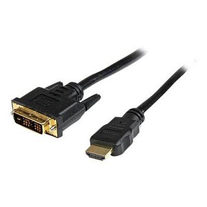StarTech.com HDMI/DVI-D Kabel HDDVIMM2M 2,0 m schwarz, 1 St.