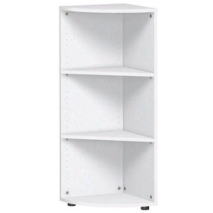 geramöbel Eckregal Flex weiß 40,0 x 40,0 x 110,4 cm, 1 St.