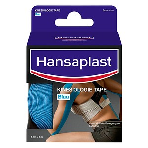 Hansaplast Tape KINESIOLOGIE 48393 blau 5,0 cm x 5,0 m, 1 St.