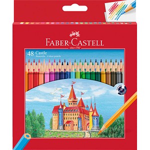 FABER-CASTELL Castle Buntstifte farbsortiert, 48 St.