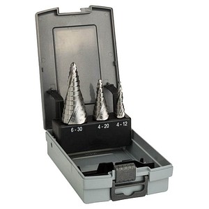 AKTION: BOSCH Stufenbohrer-Set HSS, 3-teilig mit Prämie nach Registrierung
