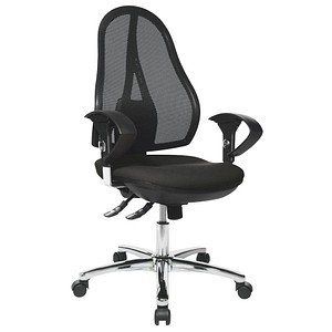 AKTION: Topstar Bürostuhl Open Point SY Deluxe, OP290UG20 Stoff schwarz, Gestell chrom