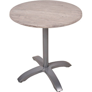 Garden Pleasure PICOS Bistrotisch rund Spanplatte hellbraun 70,0 x 70,0 x 74,0 cm, 1 St.