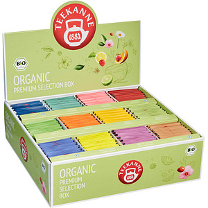 TEEKANNE ORGANIC PREMIUM SELECTION BOX Bio-Tee 180 Portionen