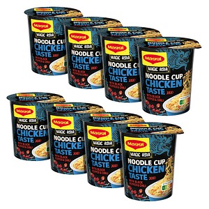 Maggi® Noodle Cup Chicken Taste Fertiggericht 8x 63,0 g, 8 St.