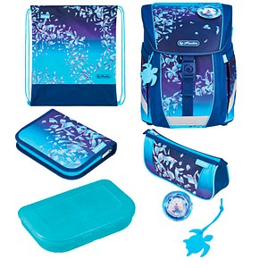 herlitz Schulranzen-Set FiloActive XL Blue Ice Kunstfaser blau