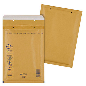 100 aroFOL® CLASSIC Luftpolstertaschen 4/D braun für DIN A5