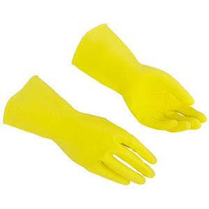 vileda® PROFESSIONAL unisex Chemikalienschutzhandschuh Multipurpose - Der Feine gelb Größe S, 1 Paar