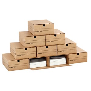 Top-Print Archivboxen braun 24,4 x 32,1 x 12,5 cm, 10 St.