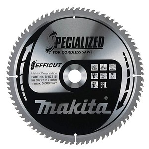 makita B-67315 Kreissägeblatt 305,0 mm, 80 Zähne, 1 St.