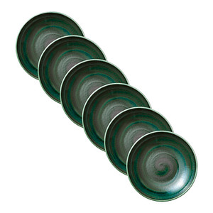 HEART & SOUL Suppenteller Perfect Match Avocado grün Ø 23,0 cm, 6 St.