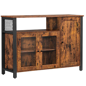 VASAGLE Sideboard, LSC096B01 braun 110,0 x 33,0 x 75,0 cm, 1 St.