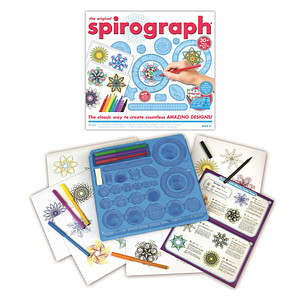 BOTI Bastelset Spirograph Zeichenset mehrfarbig