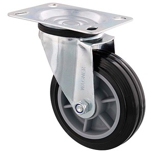 WAGNER® design yourself Transportgeräte-Lenkrolle RO 1500 schwarz