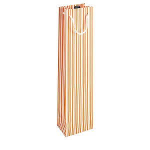 VP Geschenktüten für Flaschen orange 9,5 x 38,0 cm, 25 St.