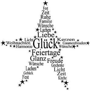 Rayher Motivstempel Weihnachtswünsche 7,0 x 7,0 cm, 1 St.