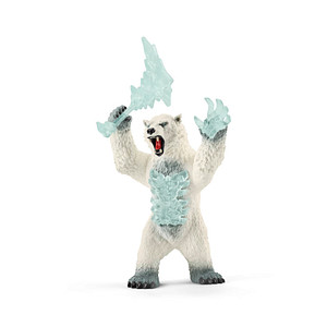 Schleich® Eldrador Creatures 42510 Blizzard Bär mit Waffe Spielfigur