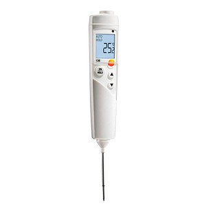 testo 106 Kerntemperatur-Lebensmittelthermometer weiß, 1 St.