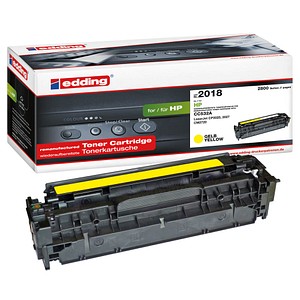 edding EDD-2018 gelb Toner ersetzt HP 304A (CC532A) edding EDD-2018 gelb Toner ersetzt HP 304A (CC532A)