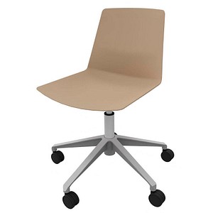 Quadrifoglio Besucherstuhl Clue OCLUEA01 BG beige Kunststoff, 1 St.