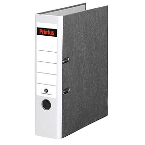 Printus Ordner weiß marmoriert Karton 8,0 cm DIN A4 Printus Ordner weiß marmoriert Karton 8,0 cm DIN A4
