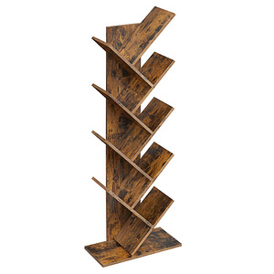 VASAGLE Bücherregal braun 50,0 x 25,0 x 141,5 cm, 1 St.