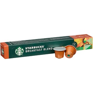 NESPRESSO STARBUCKS® Breakfast Blend Kaffeekapseln, mild, 10 St.