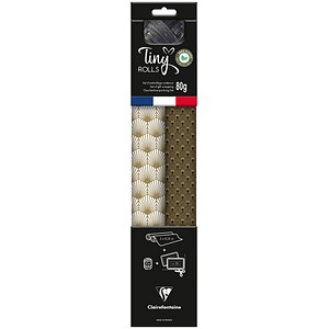 Clairefontaine Geschenkpapier Set Tiny Rolls mehrfarbig, 5,0 m