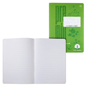 Staufen® Schulheft Premio Lineatur 3 liniert DIN A4 ohne Rand, 32 Blatt, 1 St.