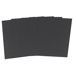 folia Fotokarton schwarz 300 g/qm 50 Blatt